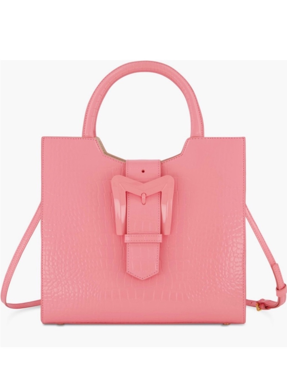 🌷 Mac Duggal crocodile Leather tote bag